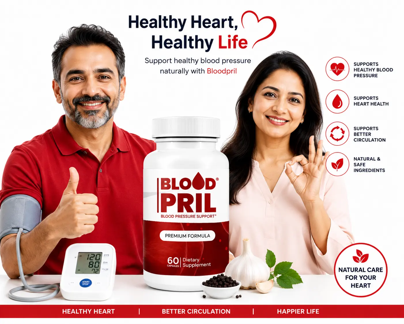 BloodPril Blood Pressure Support Supplement